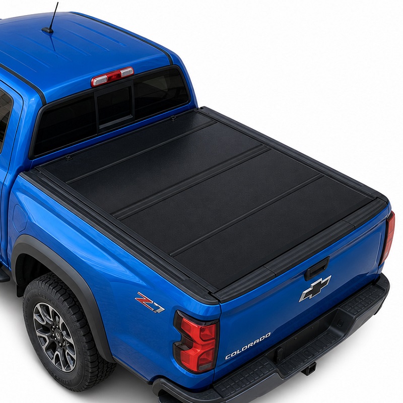 Matalaprofiilinen kova nelitaittuva Tonneau-kansi Chevy Coloradolle