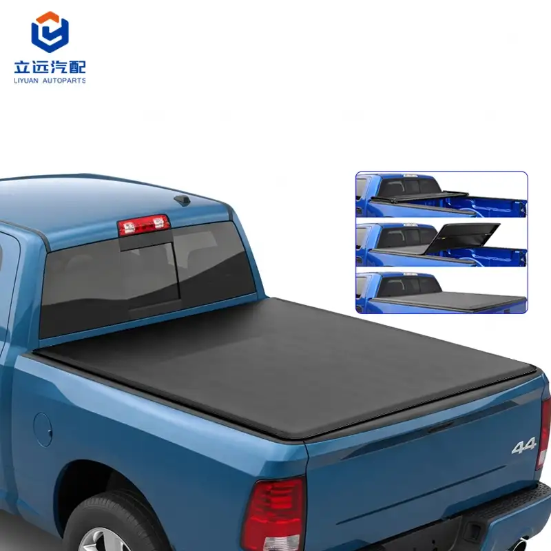 Pehmeä Vinyyli Tri-Fold Tonneau Cover Dodgelle
